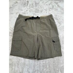 Columbia Hiking Cargo Shorts Stretch Outdoor Swim Shorts Men's Size Medium Green